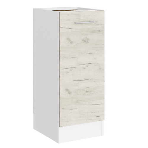 Modul de bucătărie Eco bottom 300, Alb, Stejar kraft alb