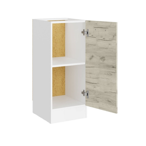 Modul de bucătărie Eco bottom 300, Alb, Stejar kraft alb