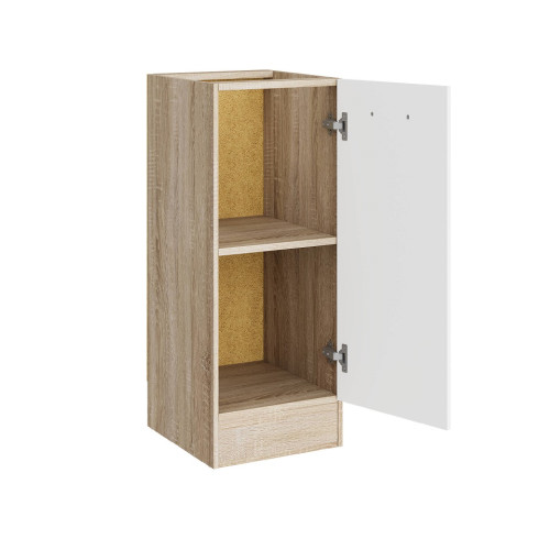 Modul de bucătărie Eco bottom 300, Stejar sonoma, Alb