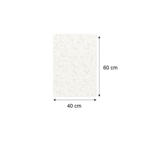 Modul de bucătărie Eco bottom cu blat 400, Stejar sonoma, Alb