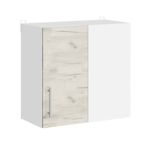 Modul de colț pentru bucătărie Eco top 600, Alb, Stejar kraft alb