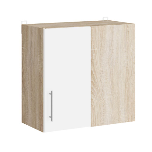 Modul de colț pentru bucătărie Eco top 600, Stejar Sonoma, Alb