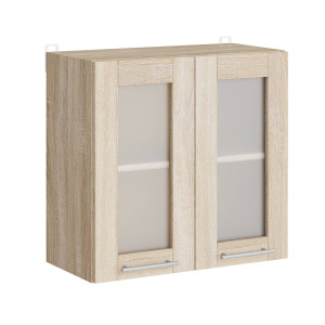 Modul de bucătărie cu vitrină Eco top 600, Stejar Sonoma, Stejar Sonoma