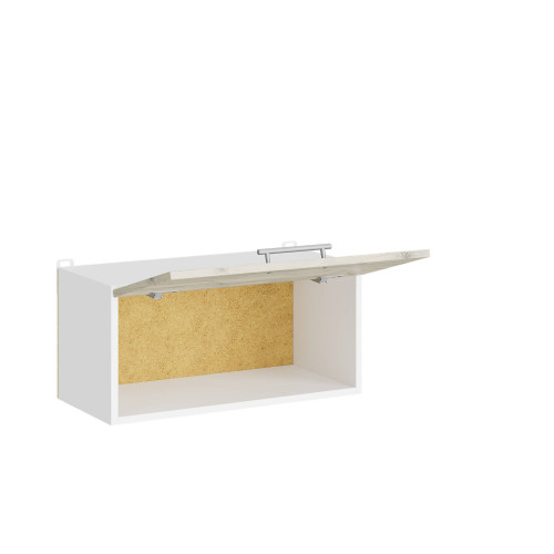 Modul de bucătărie Hotă Eco top 600, Alb, Stejar kraft alb