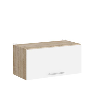 Modul de bucătărie Hotă Eco top 600, Stejar Sonoma, Alb