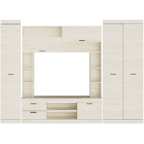 Camera de zi Sonata set 27, Stejar Kraft Alb
