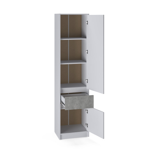 Dulap tip Soldat 500 STYLE, Alb, Beton