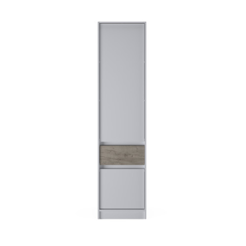 Dulap tip Soldat 500 STYLE, Alb, Stejar gri kraft
