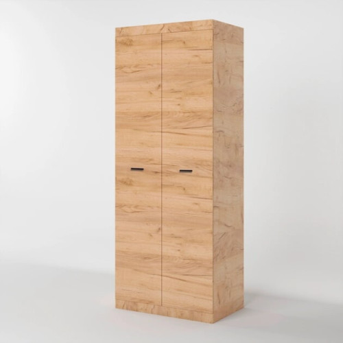 Dulap cu doua usi 800 Sonata, Wenge inchis, Alb Dulap cu doua usi 800 Sonata, Wenge inchis, Alb