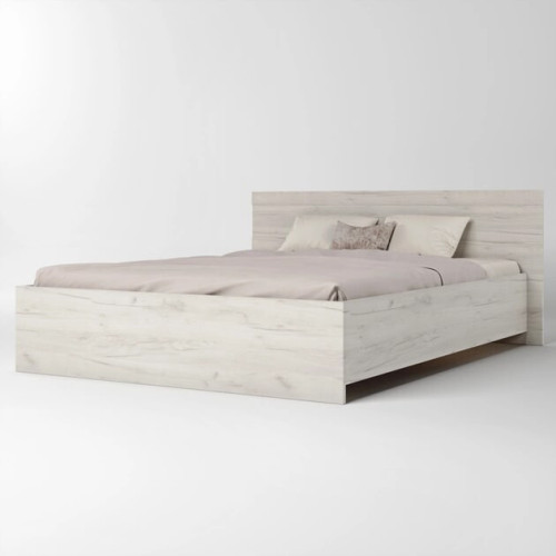 Pat Sonata 1600 cu lamele și mecanism de ridicare 160/200 cm, Stejar Kraft Alb Pat Sonata 1600 cu lamele și mecanism de ridicare 160/200 cm, Stejar Kraft Alb