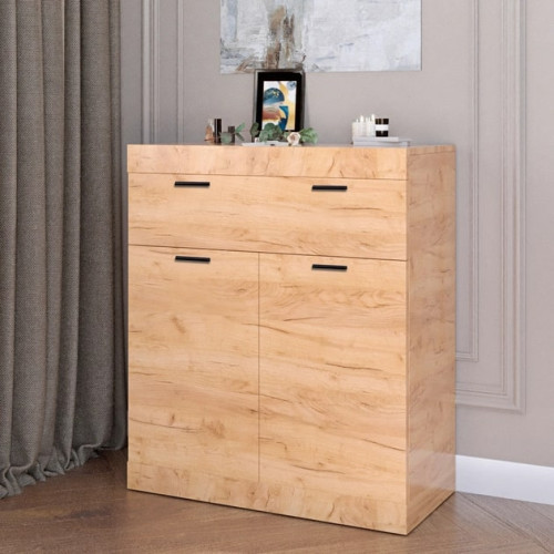 Comoda 4 Sonata, Stejar Kraft Gold