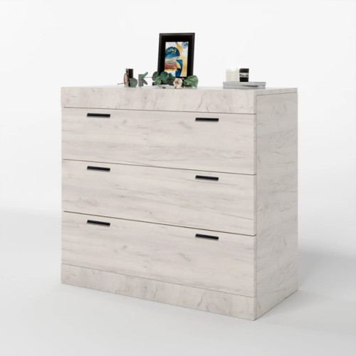 Comoda 1 Sonata, Wenge inchis, Stejar kraft gold Comoda 1 Sonata, Wenge inchis, Stejar kraft gold