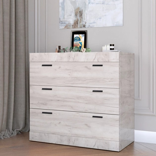 Comoda 1 Sonata, Wenge inchis, Stejar kraft gold Comoda 1 Sonata, Wenge inchis, Stejar kraft gold