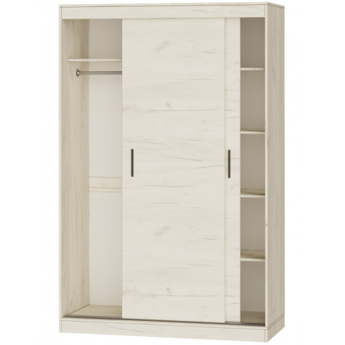 Set dormitor pentru copii Sonata 3, Wenge inchis, Alb