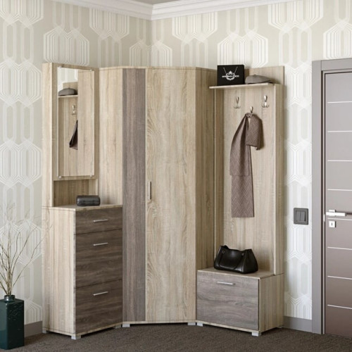Set pentru holul de intrare Breeze 3, Stejar Sonoma, Trufe