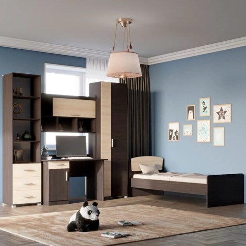Set dormitor pentru copii Breeze 7, Stejar Sonoma, Trufe Set dormitor pentru copii Breeze 7, Stejar Sonoma, Trufe