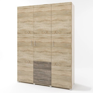 Dulap cu trei usi Breeze ShP-5, Stejar Sonoma, Trufe