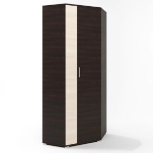 Dulap de colt Breeze ShKU-14, Wenge inchis, Stejar de lapte