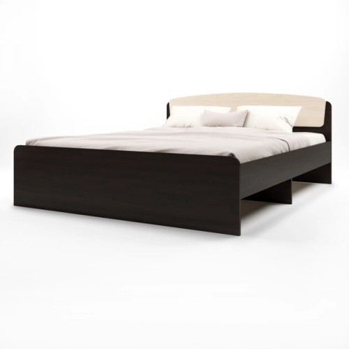 Pat dublu Astoria cu baza de saltea din PAL 160x200 cm, Stejar Sonoma, Trufe Pat dublu Astoria cu baza de saltea din PAL 160x200 cm, Stejar Sonoma, Trufe