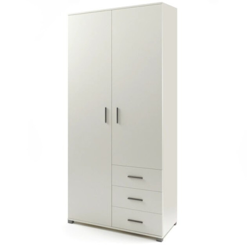 Dulap cu doua usi Breeze ShP-4 cu sertare, Stejar Sonoma, Trufe