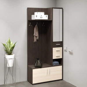 Hol de intrare Riviera, Wenge inchis, Stejar de lapte
