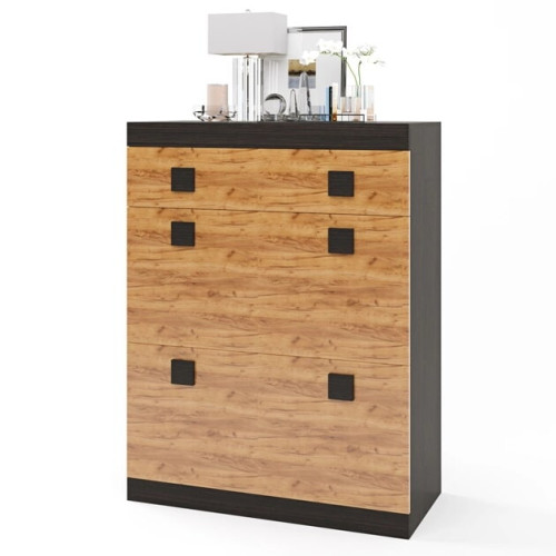Dulap de pantofi Sonata 800, Stejar Kraft Alb