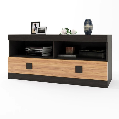 Dulap TV 1100 Sonata, Stejar Sonoma, Alb