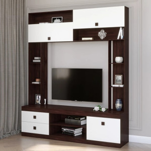 Sonata de perete, Wenge inchis, Alb