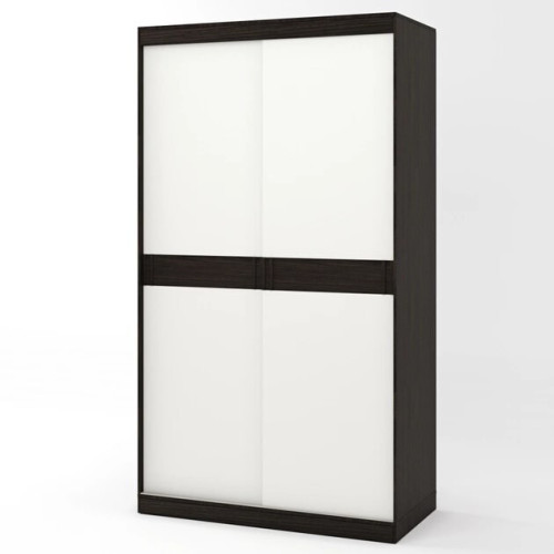 Dulapul glisant Sonata 1200, Stejar Kraft Alb Dulapul glisant Sonata 1200, Stejar Kraft Alb