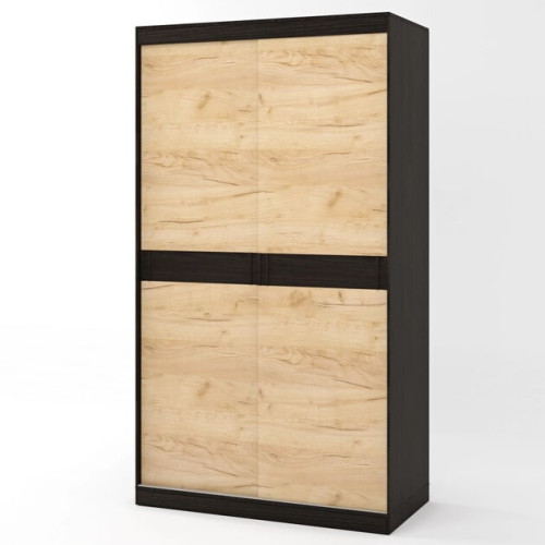 Dulapul glisant Sonata 1200, Stejar Kraft Alb Dulapul glisant Sonata 1200, Stejar Kraft Alb