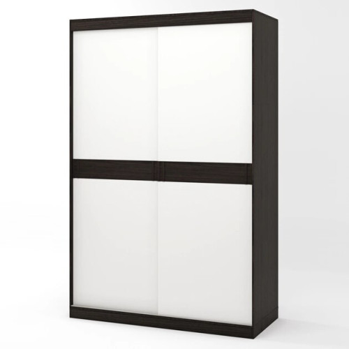 Dulapul glisant Sonata 1400, Stejar Kraft Alb Dulapul glisant Sonata 1400, Stejar Kraft Alb
