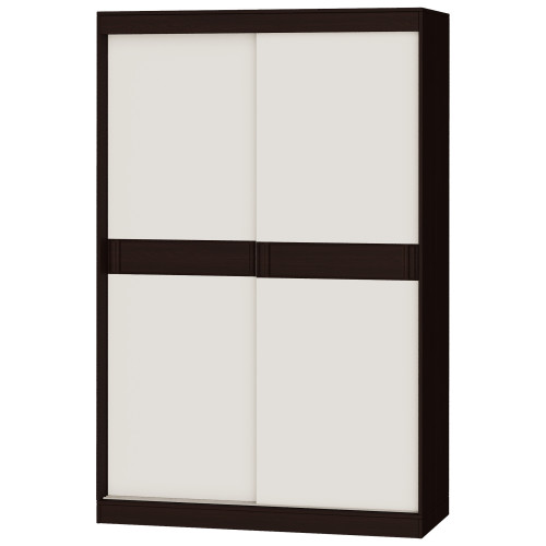 Set de dormit Sonata 15, Wenge inchis, Alb