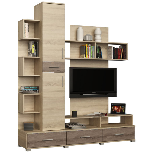 Camera de zi Breeze Set 3, Stejar Sonoma, Trufe Camera de zi Breeze Set 3, Stejar Sonoma, Trufe