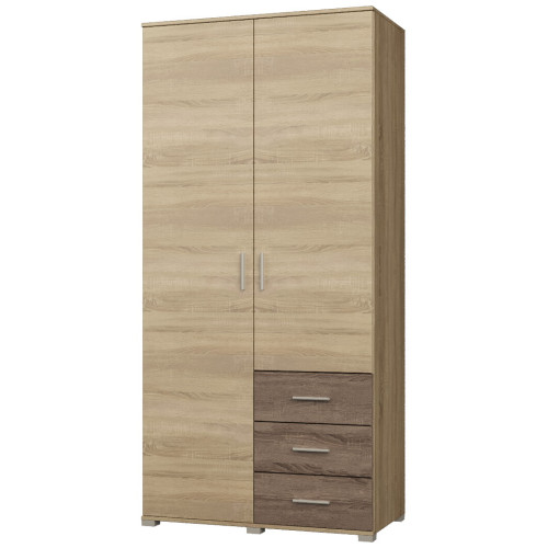 Set dormitor pentru copii Breeze 9, Wenge inchis, Stejar de lapte Set dormitor pentru copii Breeze 9, Wenge inchis, Stejar de lapte