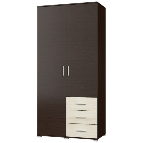 Set dormitor pentru copii Breeze 9, Wenge inchis, Stejar de lapte Set dormitor pentru copii Breeze 9, Wenge inchis, Stejar de lapte