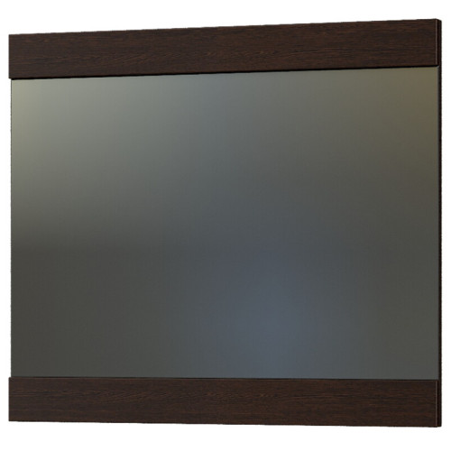 Set de dormit Sonata 14, Wenge inchis, Alb