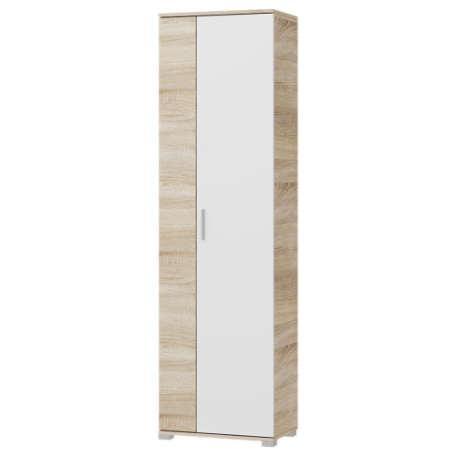 Dulap Breeze ShP-2, 2 uși, Stejar Sonoma / Alb, 60 x 38 x 210 cm