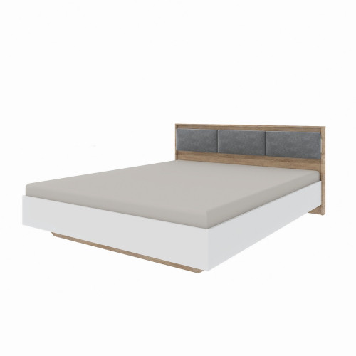 Pat 1400 City 140x200 cm, Stejar Sonoma, Alb Pat 1400 City 140x200 cm, Stejar Sonoma, Alb