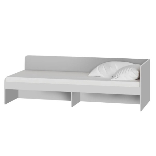 Pat Sonata 800 cu cadru de saltea din PAL 82x190 cm, Nymphea Alba