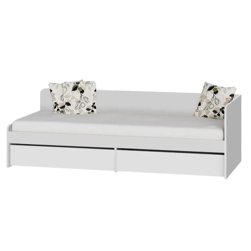 Set dormitor pentru copii Mix 1, Wenge inchis, Alb
