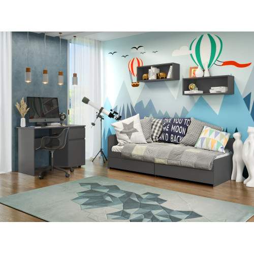 Set mobilier camera copii Light 1, Grafit