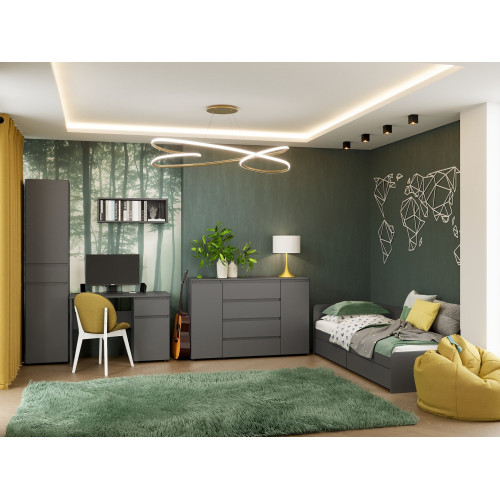 Set mobilier camera copii Light 3, Grafit