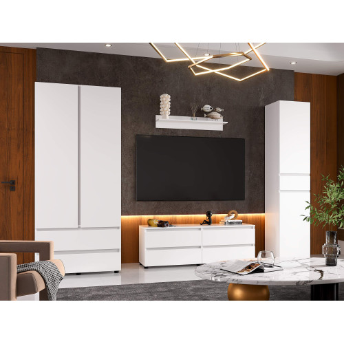 Set Mobilier, living Light 1, Nymphea Alba, Alb