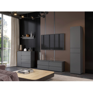 Set Mobilier, living Light 2, Grafit