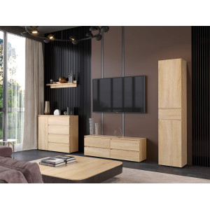 Set Mobilier, living Light 2, Stejar Sonoma