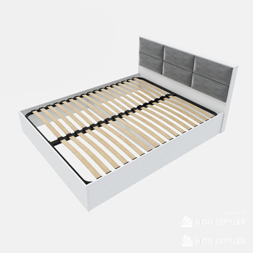 Pat cu bază lamelară sub saltea KL-1600 Light 160x200 cm, Nymphea Alba
