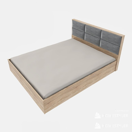 Set dormitor Light 2, pat 160 x 200 cm, Stejar Sonoma Set dormitor Light 2, pat 160 x 200 cm, Stejar Sonoma