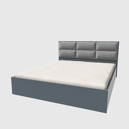Set dormitor Light 3, pat 160 x 200 cm, Grafit