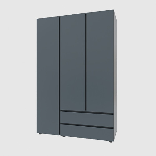 Dulap cu trei usi Light ShL-3, Grafit