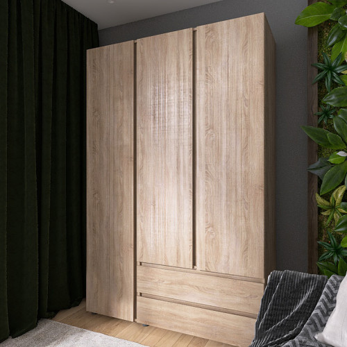 Set dormitor Light 4, pat 160 x 200 cm, Stejar Sonoma
